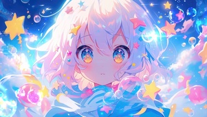 蓝天与星星