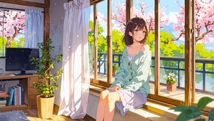 窗边少女