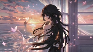 唯美丨云窗望海丨