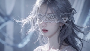 蒙眼女孩