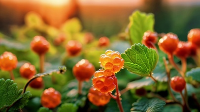 清新护眼微距水果