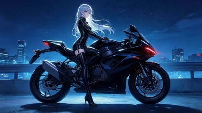 摩托机车女孩