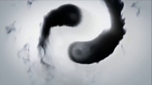 水墨状游龙八卦