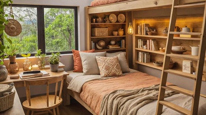 【雨景】温馨的卧室