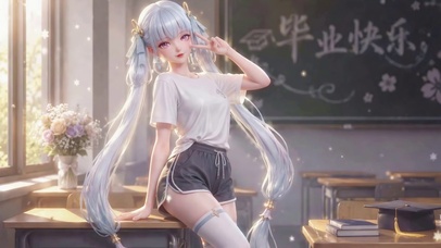毕业季校园美少女今汐