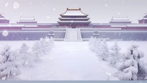 古风雪景