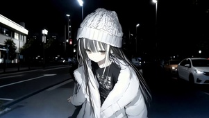 蛋某人白帽少女