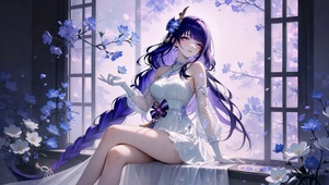 窗边少女雷电将军