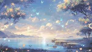 水边景色