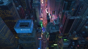 4K 繁华都市 航拍