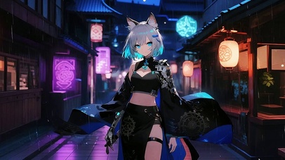 赛博猫耳