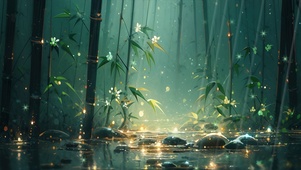 动漫风景壁纸 竹