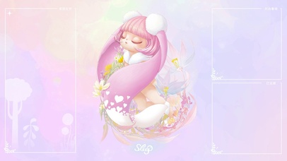 Sleep 森之精灵 粉兔