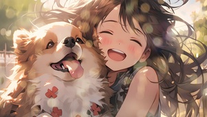 狗狗和女孩