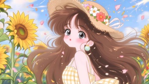 向阳少女