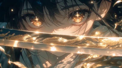 星瞳刀持剑少女
