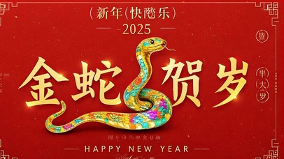 金蛇贺岁