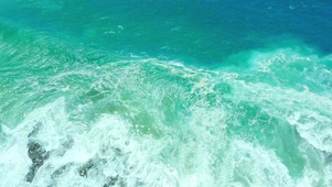 4K治愈俯瞰海浪