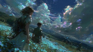 你的梦梦境中的云朵女孩