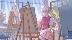 粉红画家
