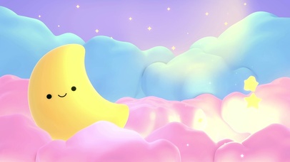 银河简约月亮船