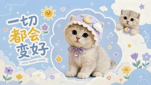 一切都会变好软萌治愈猫咪