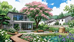 唯美的乡村别墅