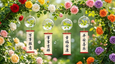 护眼绿景树木
