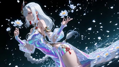 花语炫彩少女