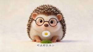 可爱小刺猬