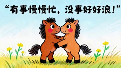 有事好好忙 没事好好浪