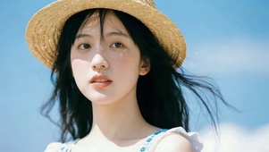 清新夏日少女