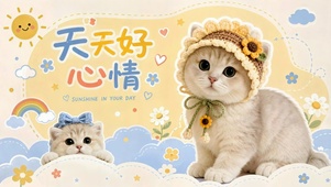 萌猫天天好心情