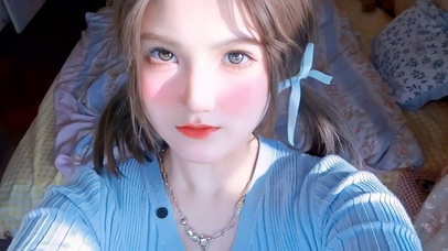 呆萌可爱甜美清纯小美女治愈美女