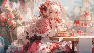 洛丽塔少女的下午茶时光