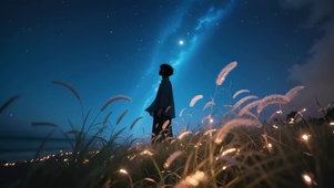 星空下的少年