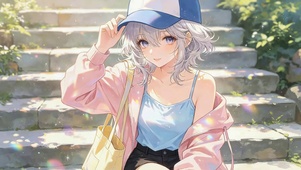 可爱小清新女孩