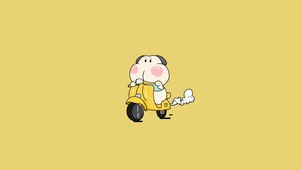 骑摩托-Yellow