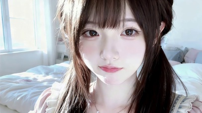 可爱甜甜的女孩