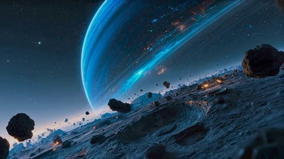 奇幻星空星球
