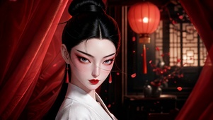 古典冷艳美女