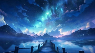 海上星空