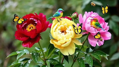 牡丹花开