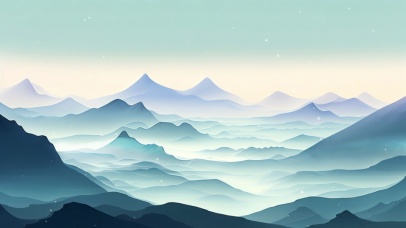 十万大山云雾缭绕