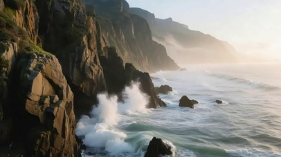 阳光海岛悬崖海岸