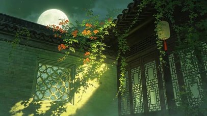 墙角的月光