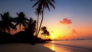 落日余晖 唯美夕阳