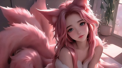 粉色六尾魅惑阿狸4K高清