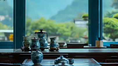 护眼绿景带鱼屏