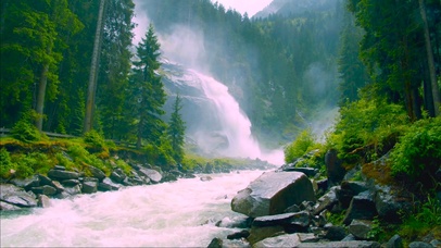 绿林山涧大瀑布